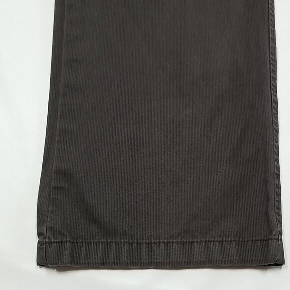 Springfield Pants Men's 36 Chino Dark Grey Straight Leg Flat Front 100% Cotton - Picture 2 of 10